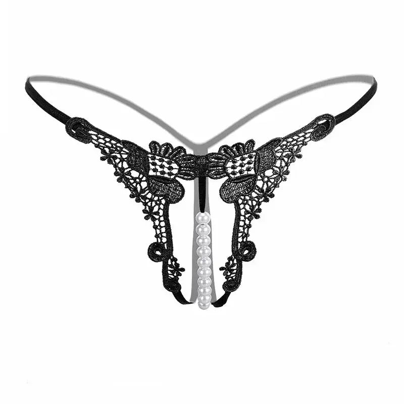 Lace Pearl G-String