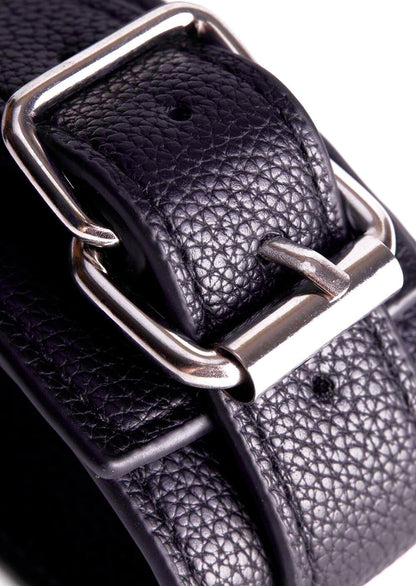 Hogtie Restraint Set with Four Buckle Cuffs and Quick-Release Clips