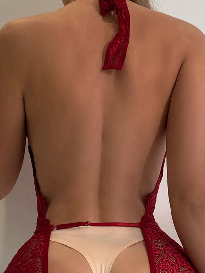 New Girl Crotchless Teddy