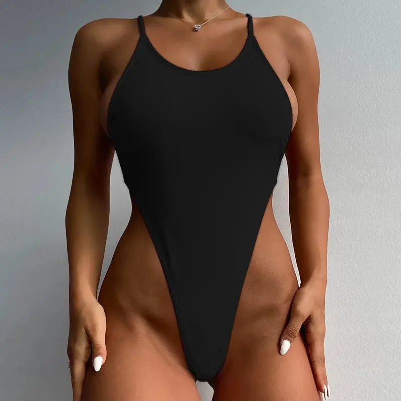 Strappy Deep-V Monokini